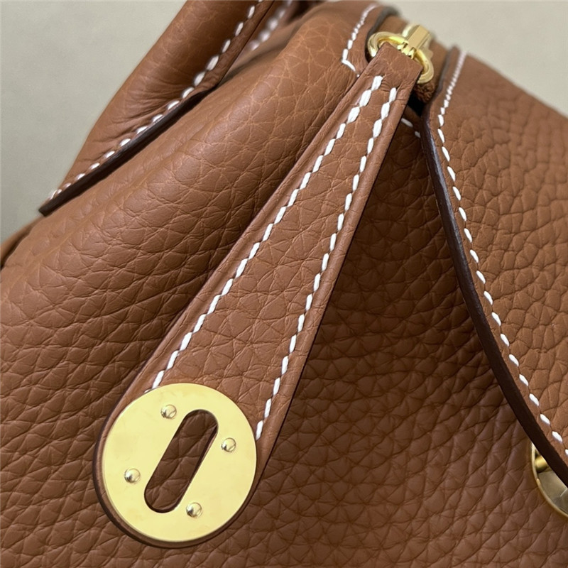 Hermes Mini Lindy Bag Brown