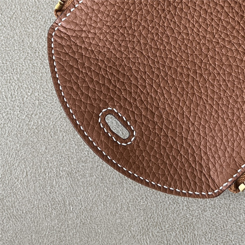 Hermes Mini Lindy Bag Brown