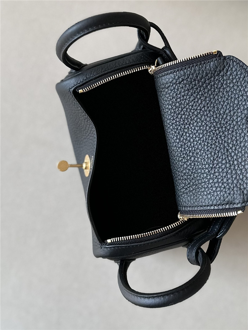 H**me5 mini lindy bag black