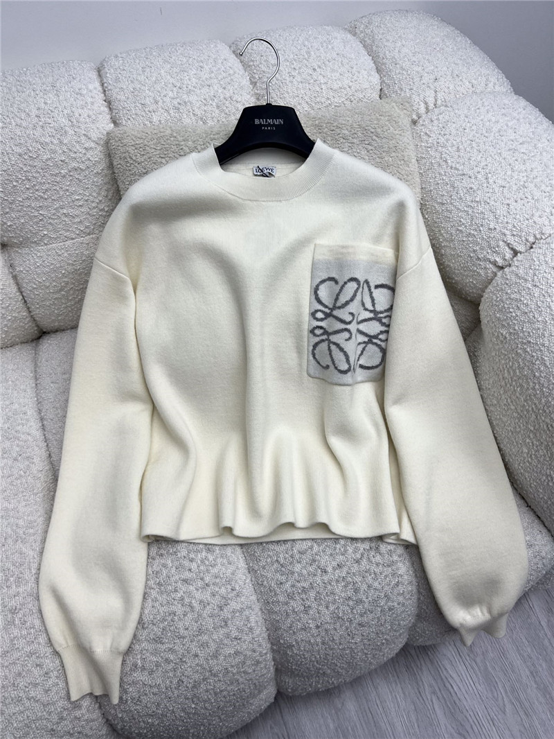 L0ew* classic crew neck loose short