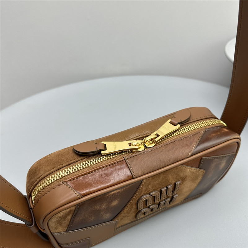 Miu Miu Beau Leather Patchwork Bag