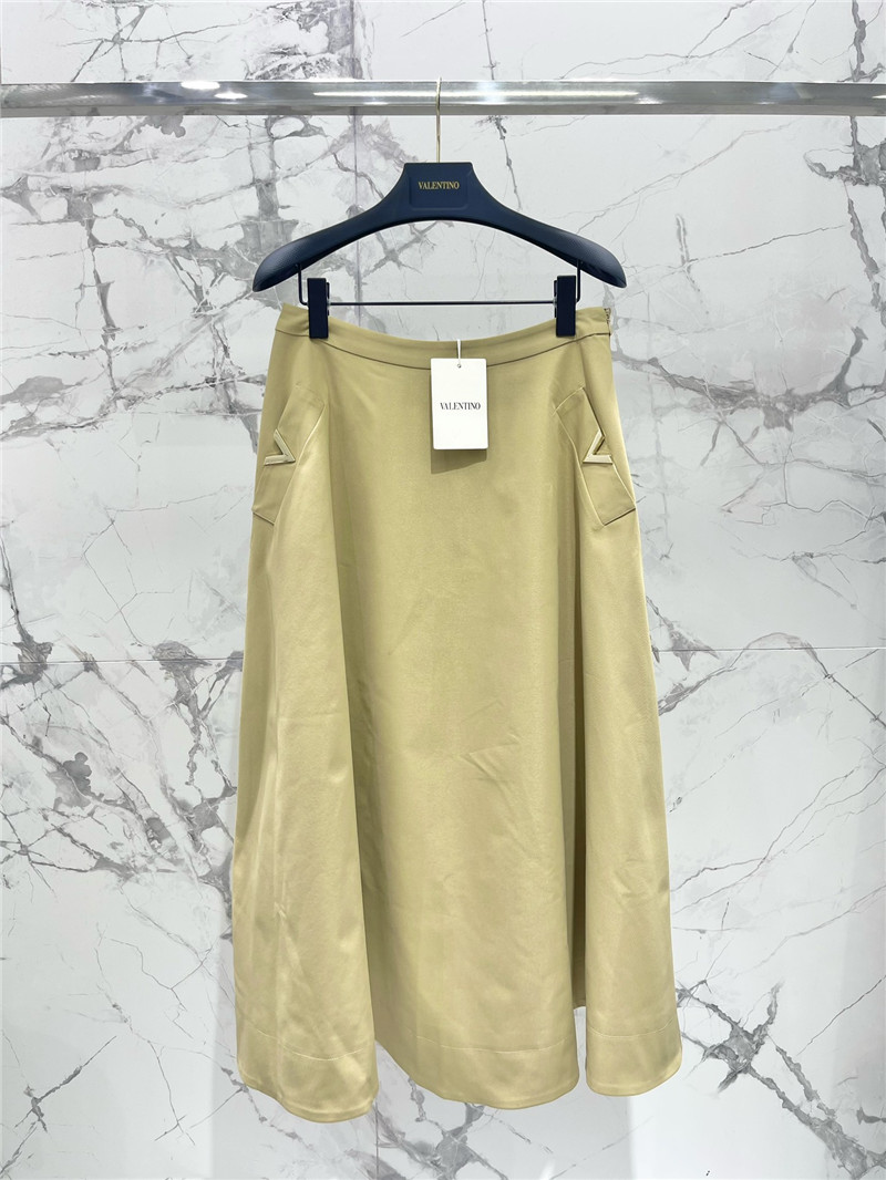 Valentino cotton wide skirt