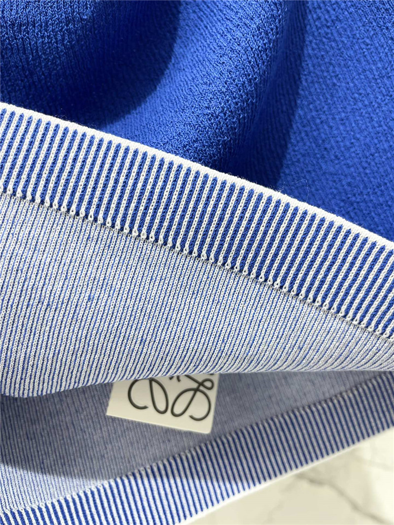 L0ew* logo jacquard halterneck vest