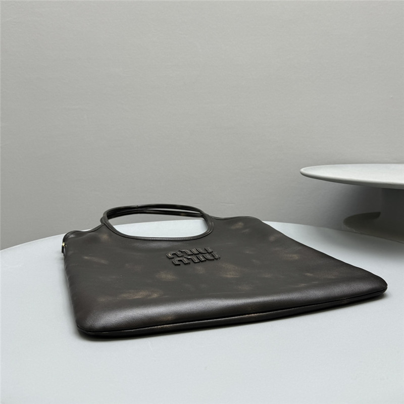 Miu Miu Logo Hobo Shoulder Bag