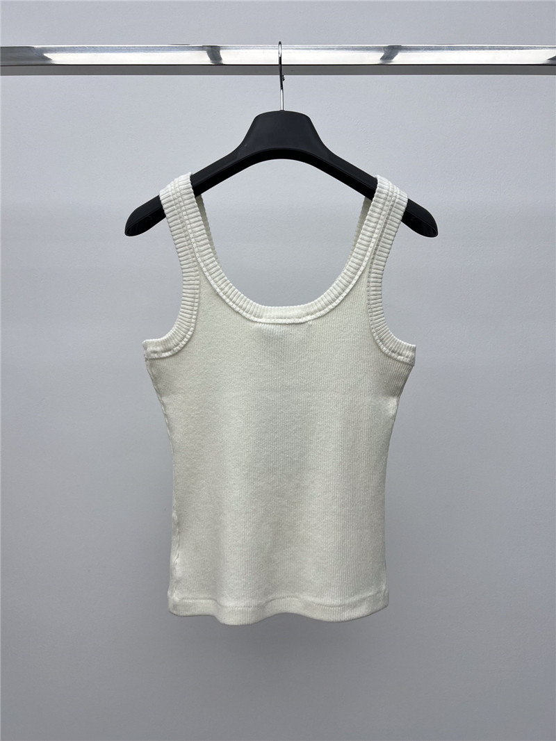 A1exa*der wang logo embossed knitted vest