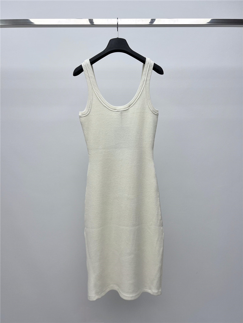 A1exa*der wang logo embossed knitted sundress