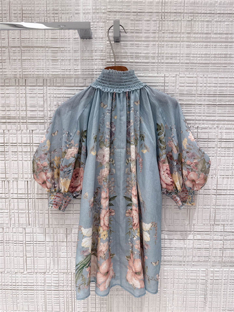 zimm woven silk linen shirt