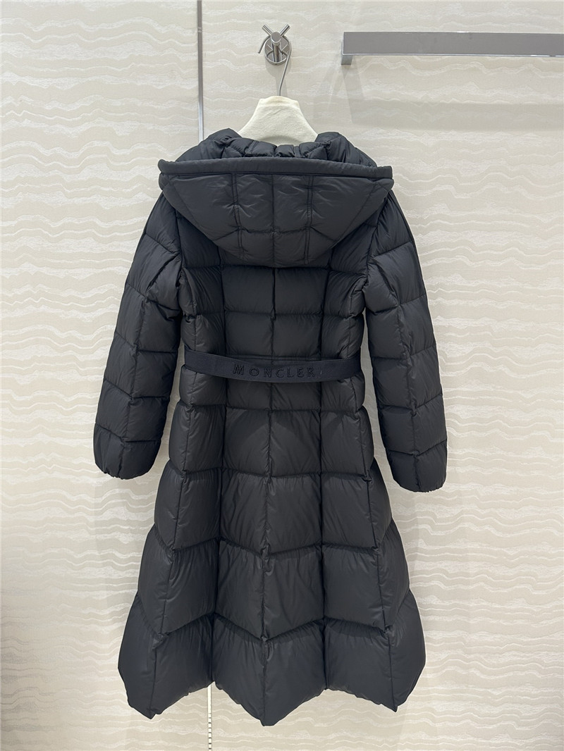 Moncler Long Hooded Down Jacket
