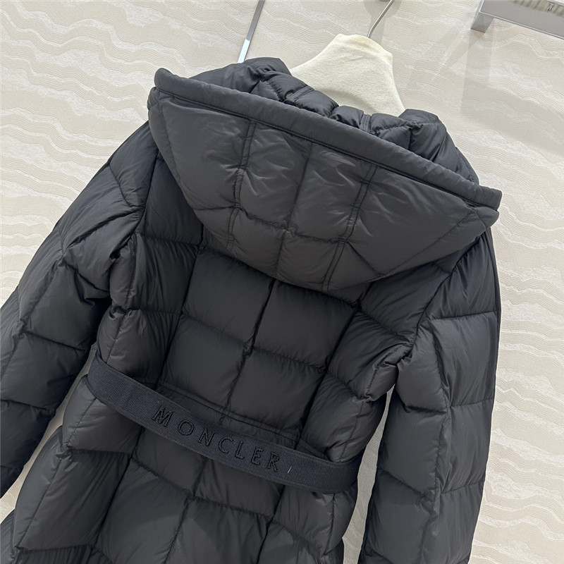 Moncler Long Hooded Down Jacket