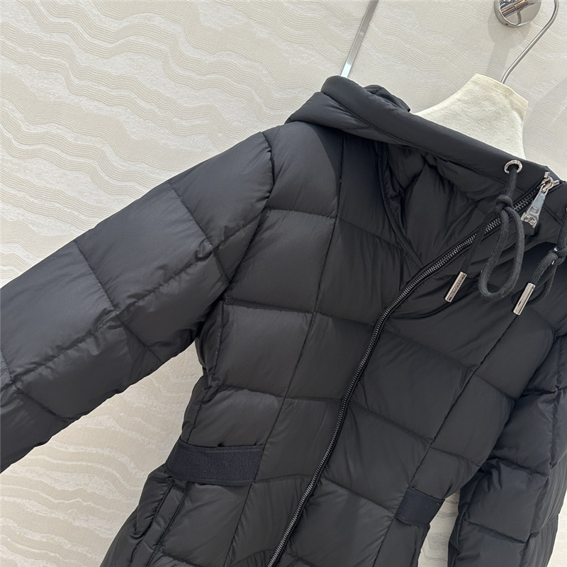 Moncler Long Hooded Down Jacket