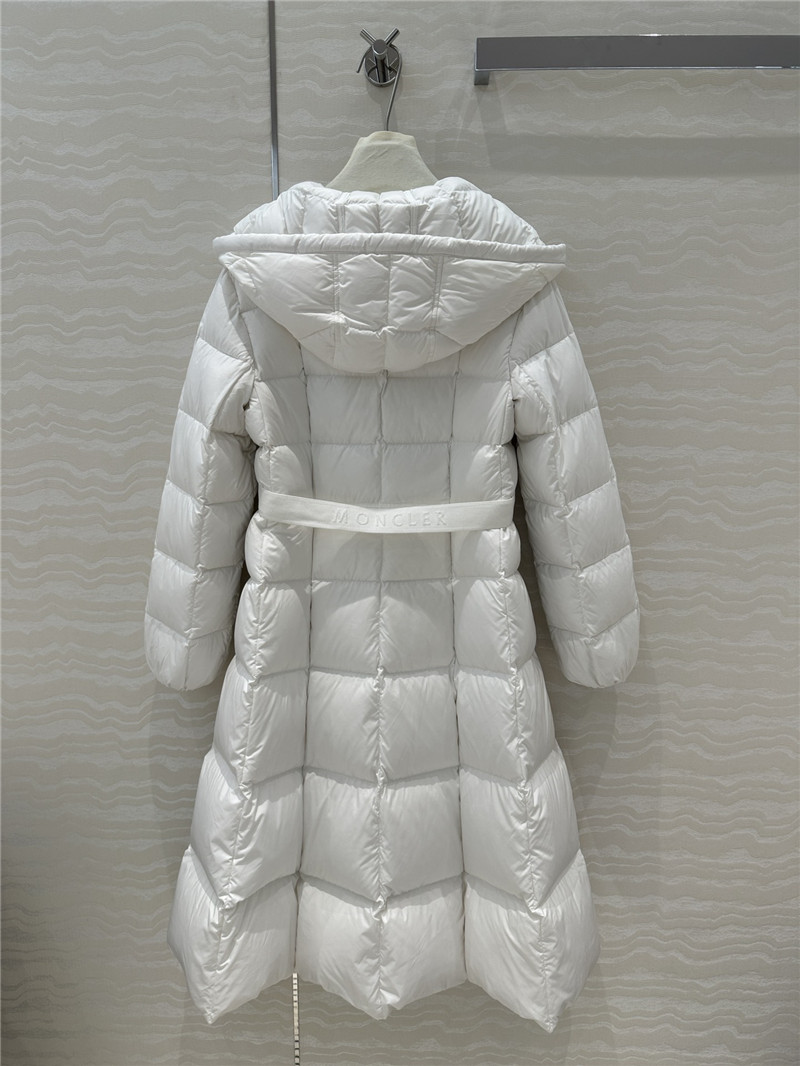 Moncler Long Hooded Down Jacket