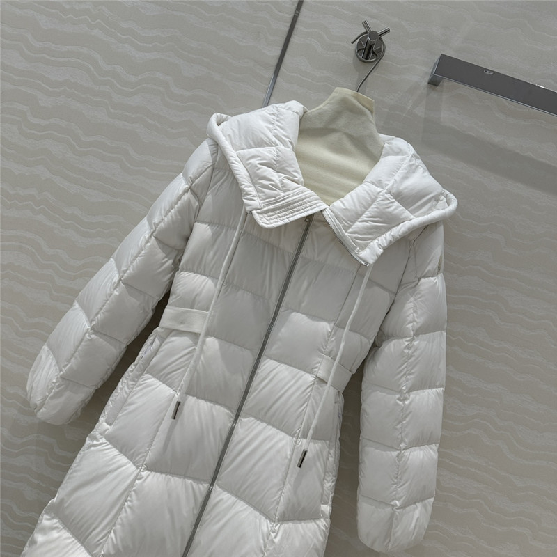 Moncler Long Hooded Down Jacket