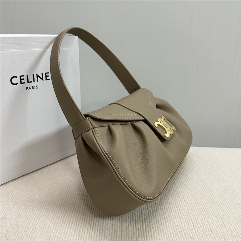 Ce1i*e polly medium leather shoulder bag