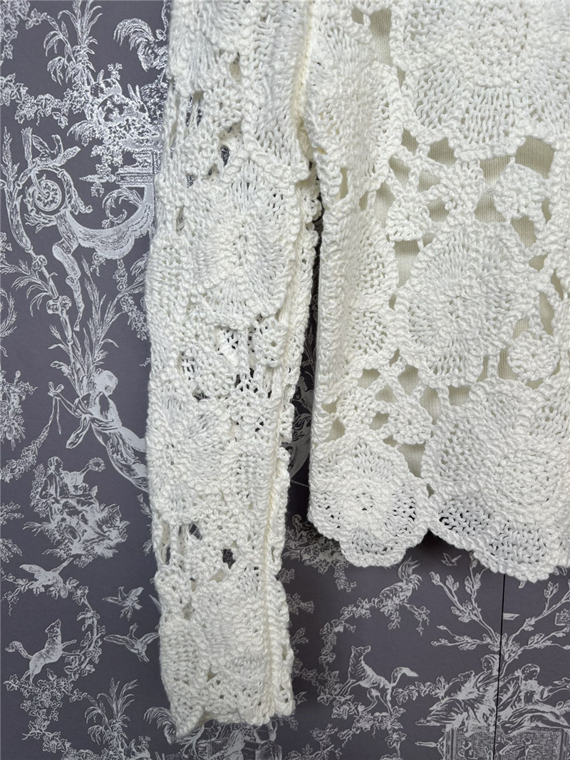 Va1e*ntin0 embroidered long-sleeved sweater