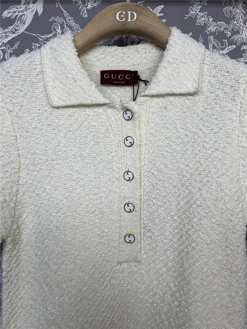 Gvc*1 polo collar knit dress