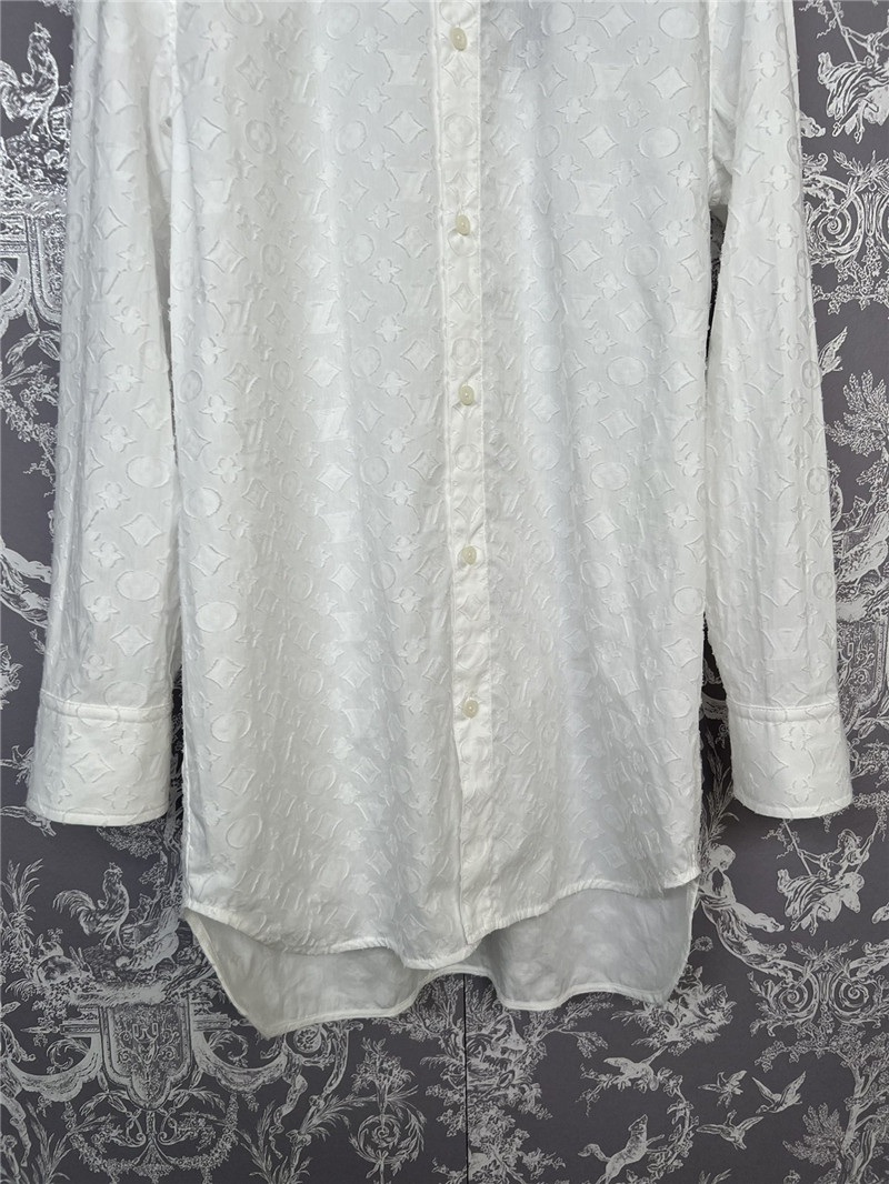 l0vis Vvtt0n lv jacquard long shirt