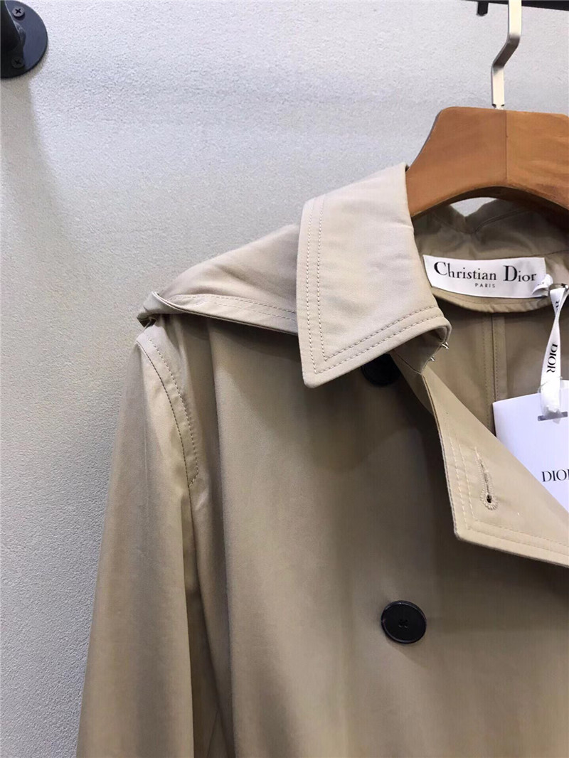 D10r cd hooded long trench coat