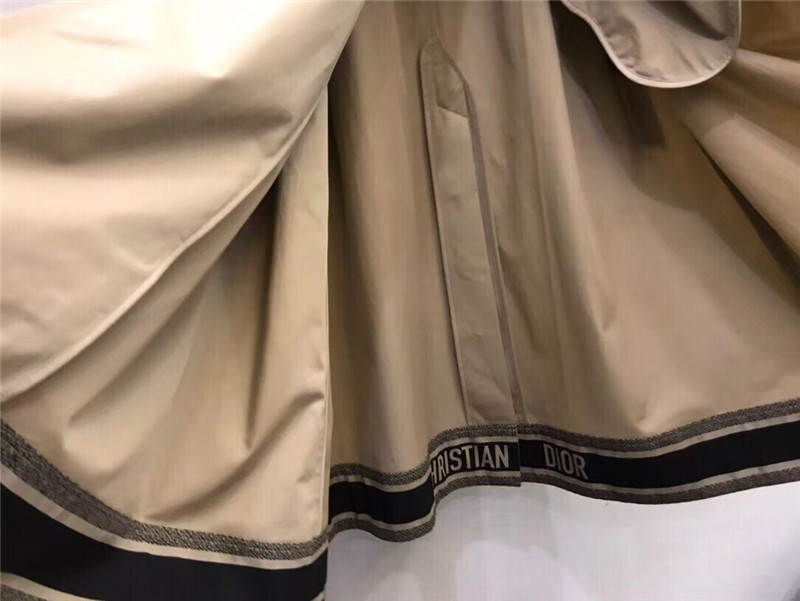 D10r cd hooded long trench coat