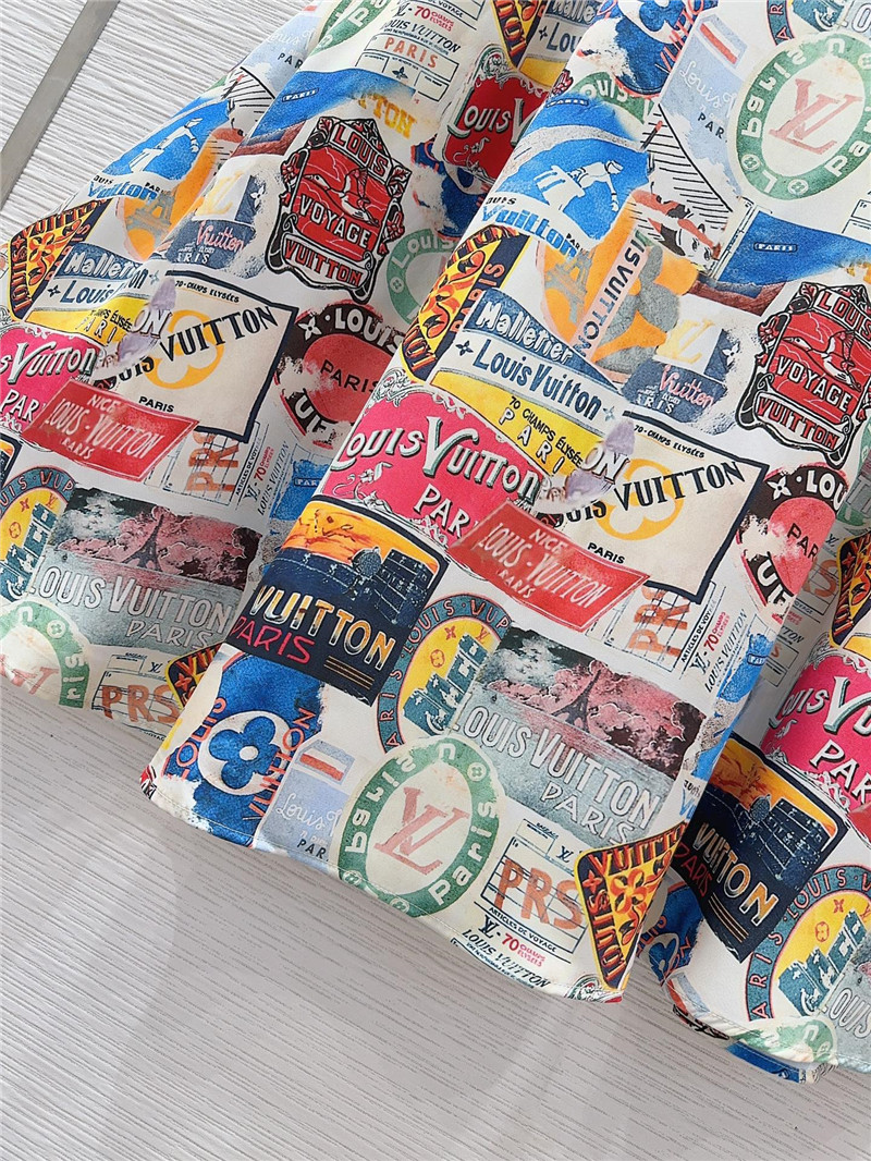 l0vis Vvtt0n lv elysee palace printed long skirt