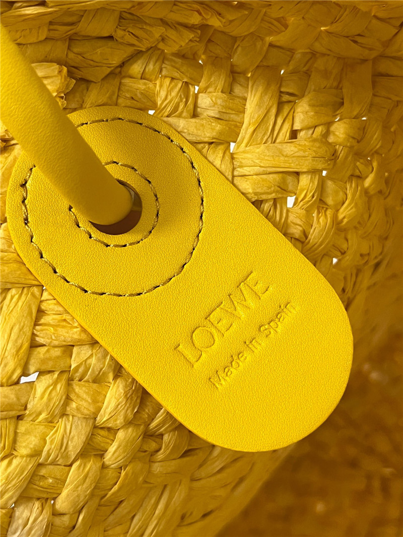 L0ew* anagram basket bag yellow