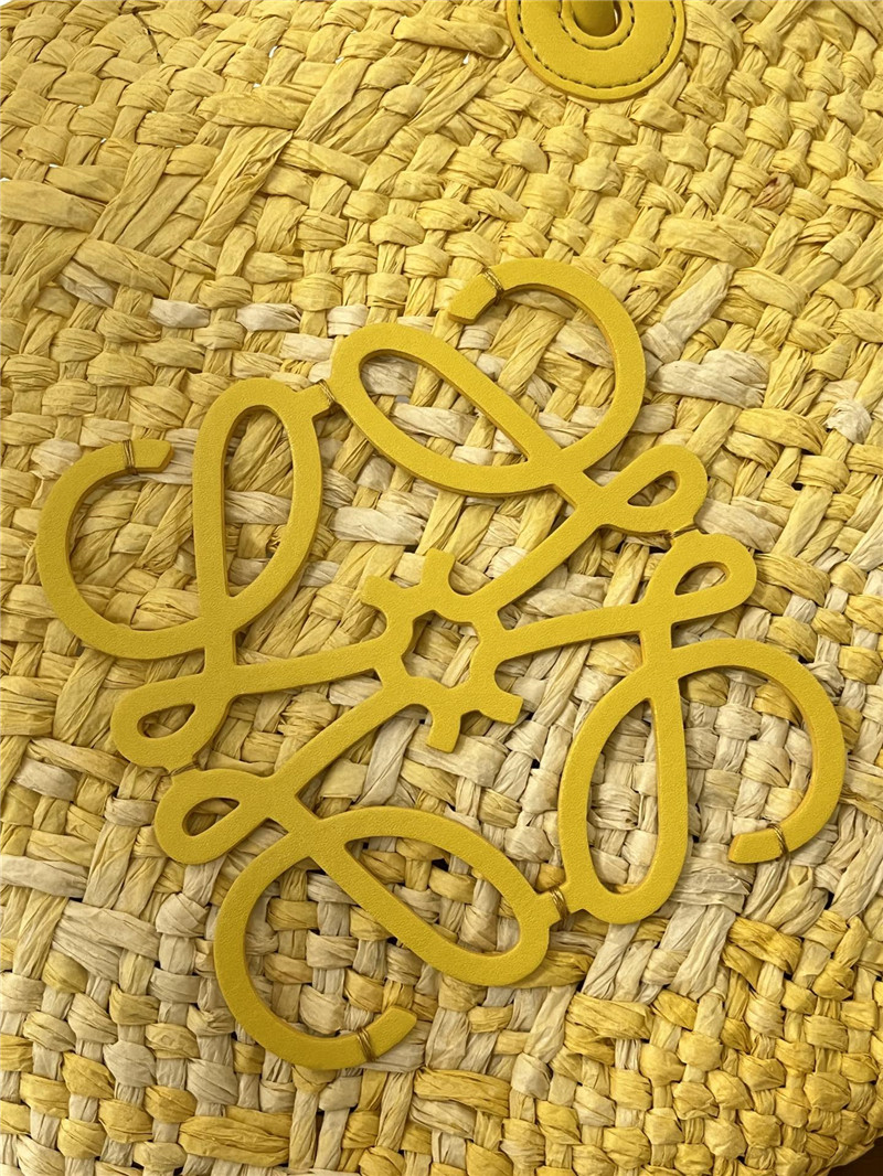L0ew* anagram basket bag yellow