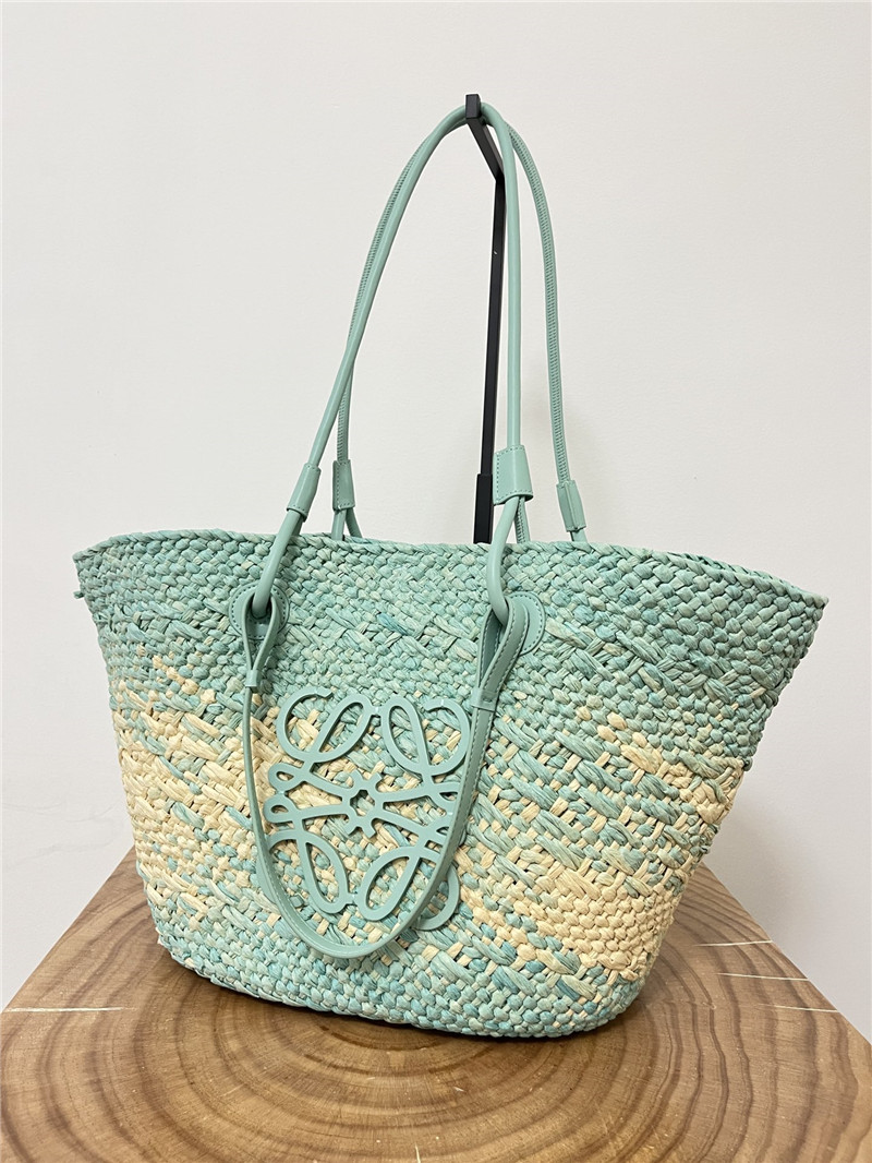 L0ew* anagram basket bag blue