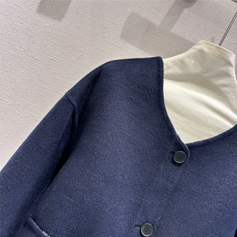 D10r striped letter jacquard jacket