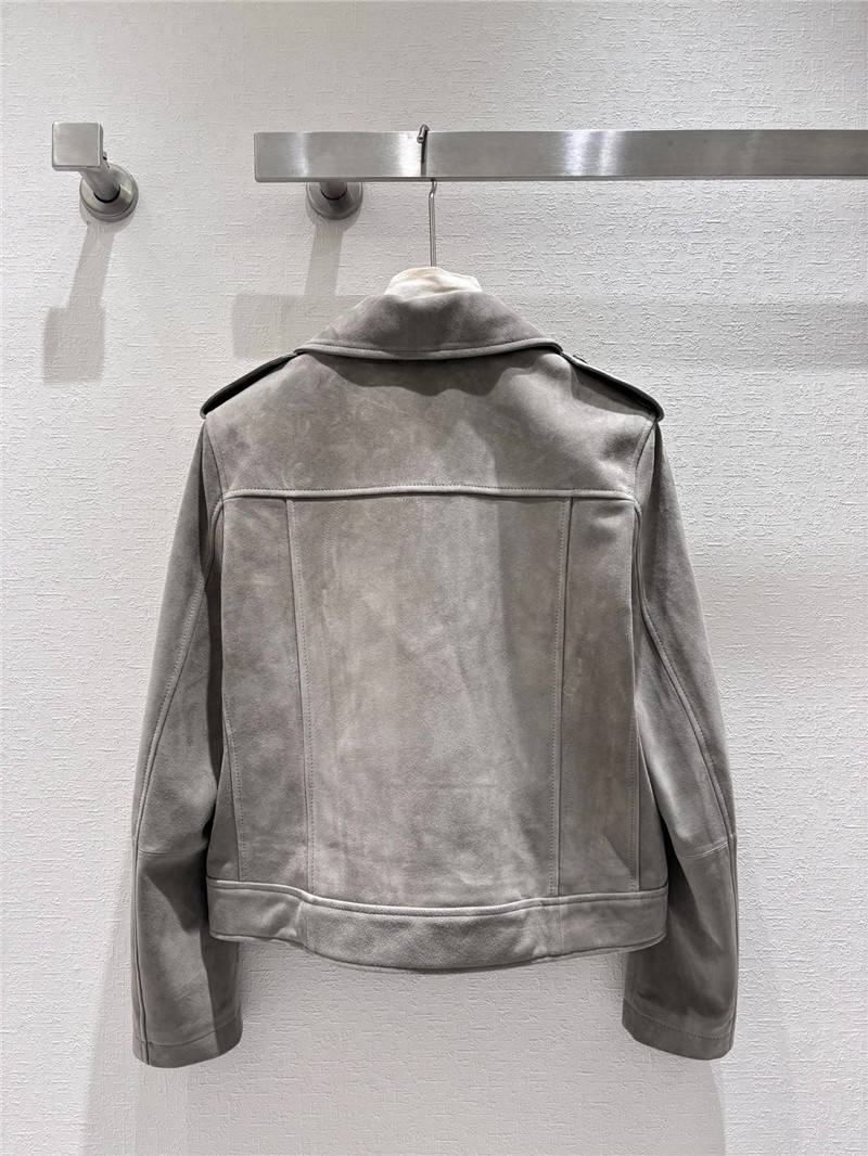 BC Grey Suede Biker Jacket