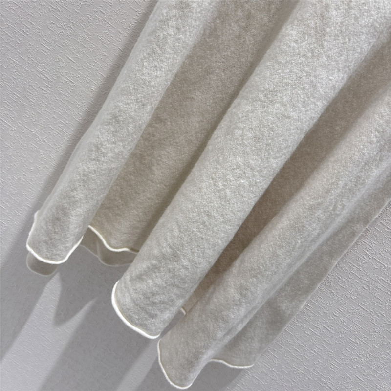 Wool fox fur top coat wool skirt suit