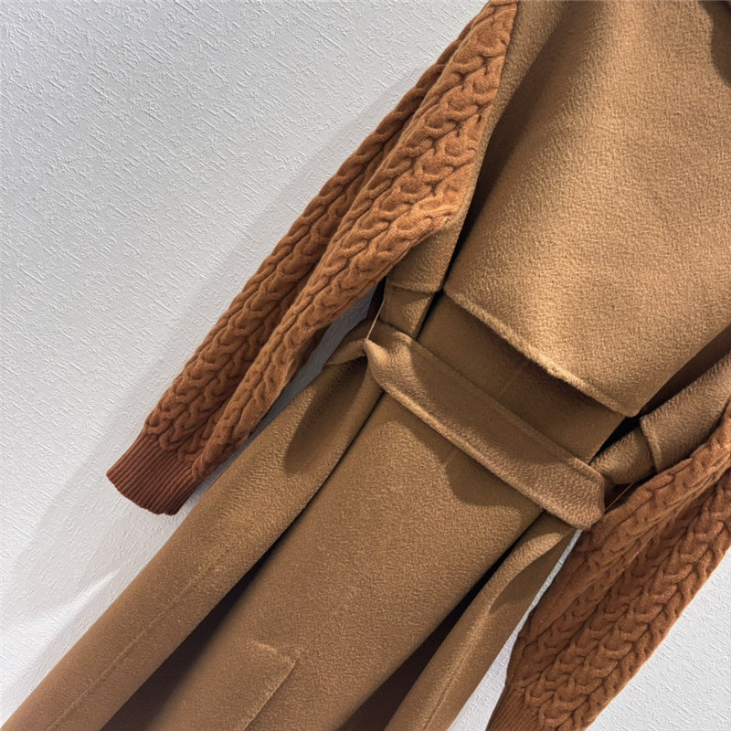 Vanitoo long cashmere wool long coat