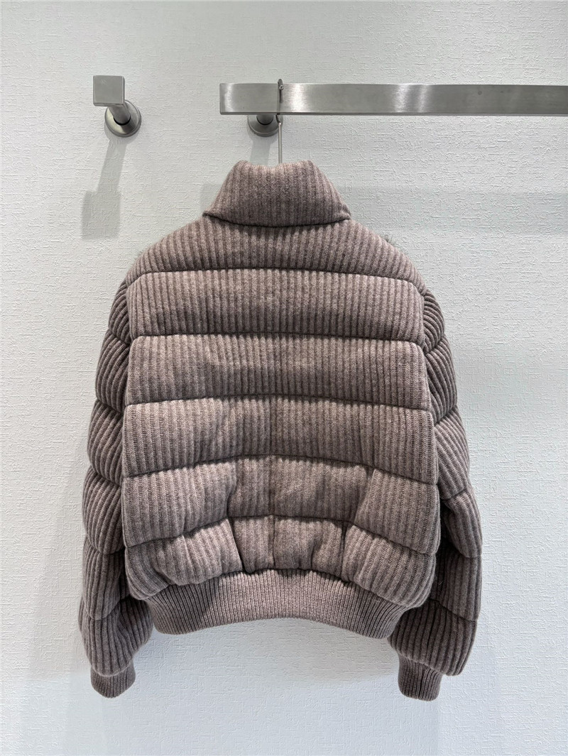 L0r0 P1ana mink cashmere knitted goose down jacket