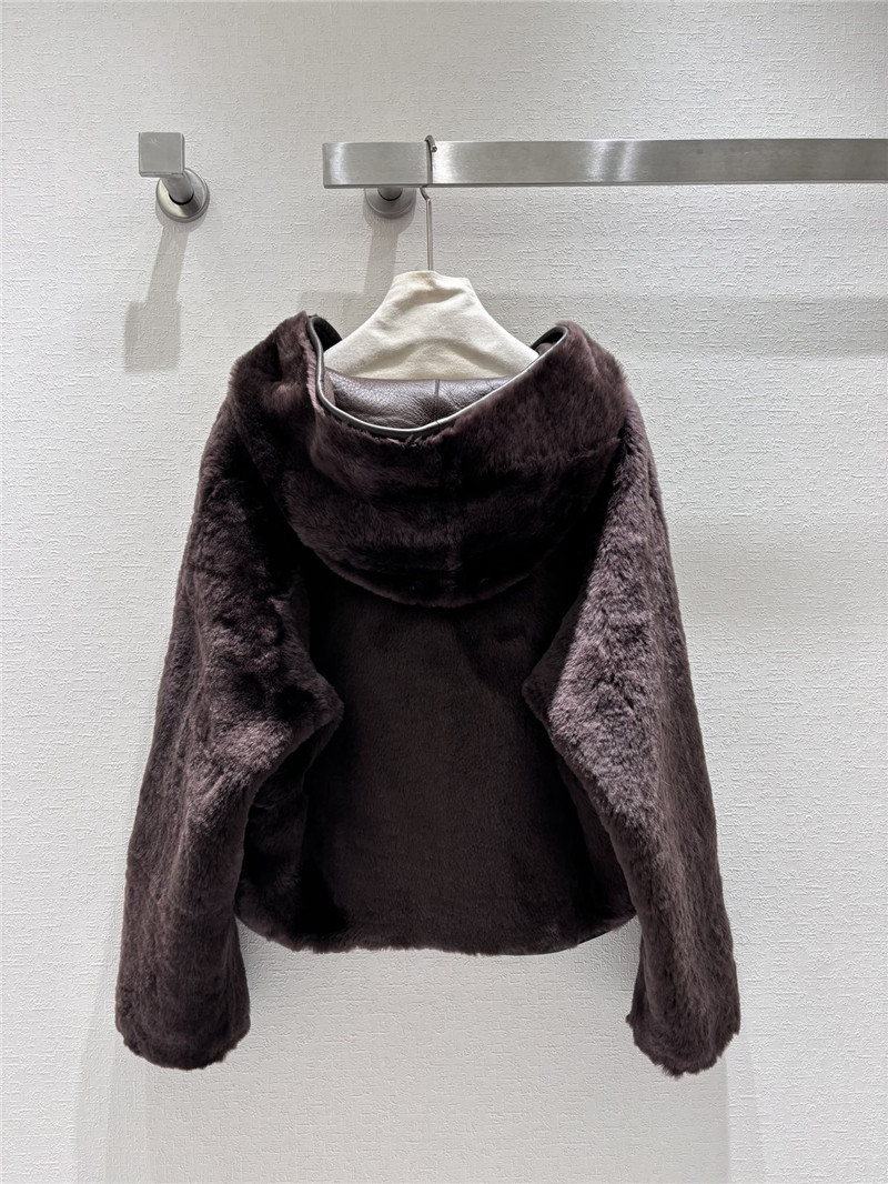 H**me5 short shearling jacket