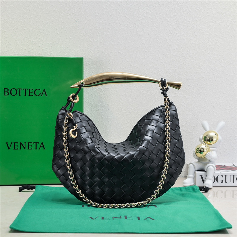 Bottega Veneta Black Sardine Bag