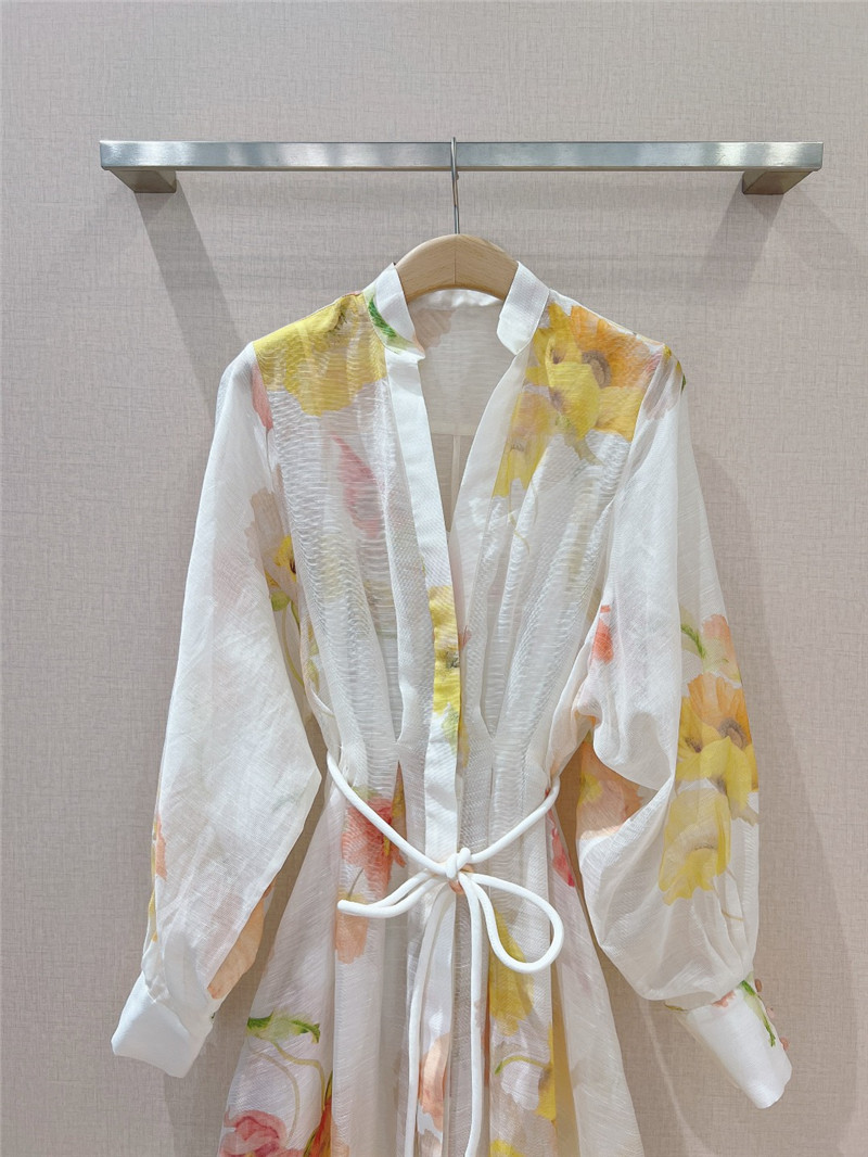 zimm shirt jacket balloon sleeve dress