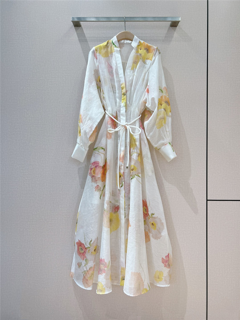 zimm shirt jacket balloon sleeve dress