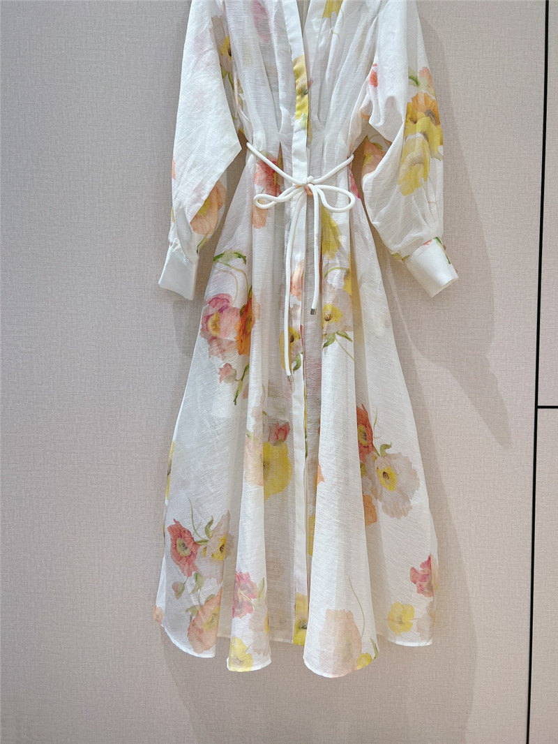 zimm shirt jacket balloon sleeve dress