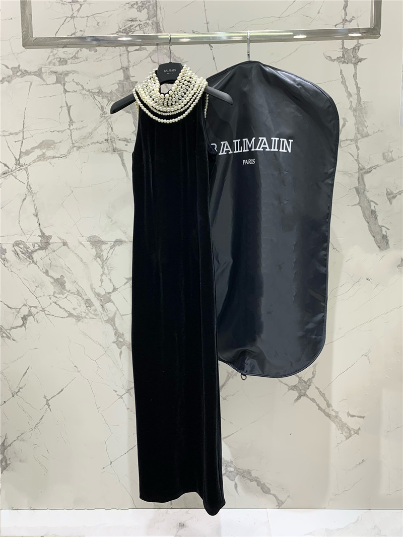 Balmain pearl dress