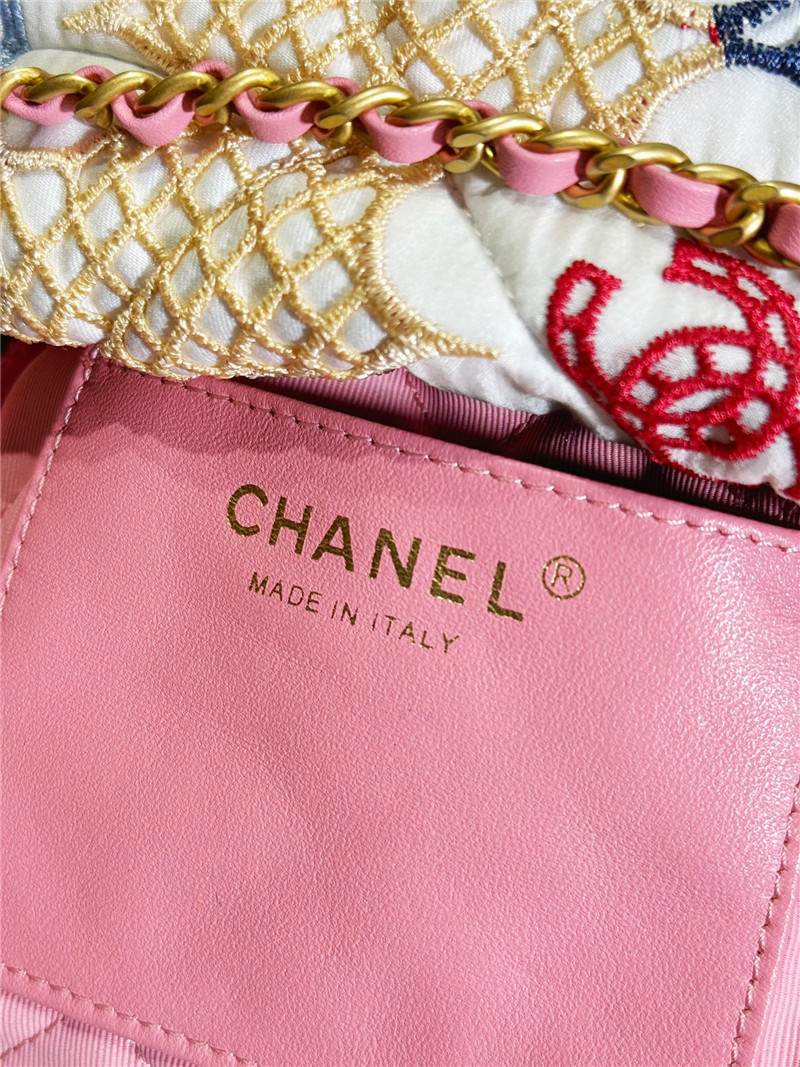 Ch**el flower patterns mini 22 bag