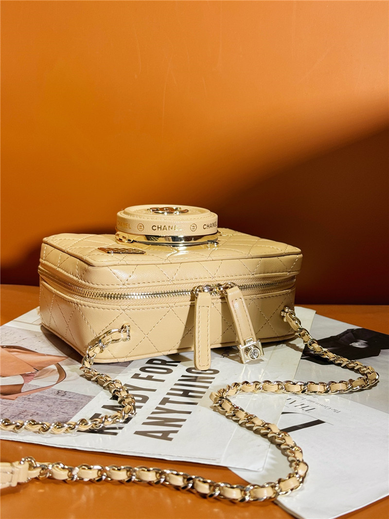 Ch**el beige camera bag