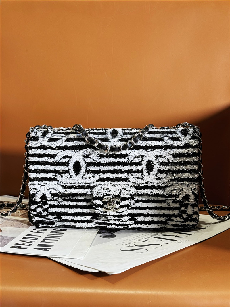 Ch**el sequin cf bag