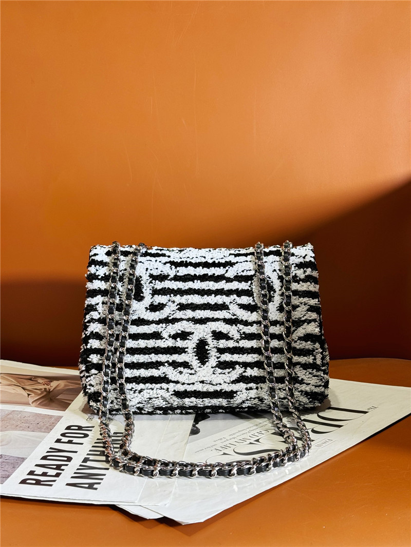 Ch**el sequin cf bag small