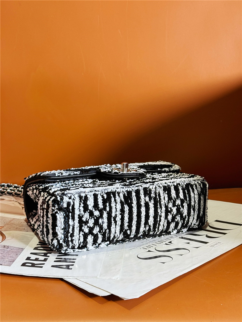 Ch**el sequin cf bag small