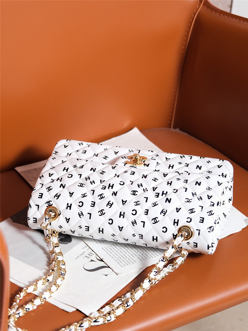 Ch**el limited edition graffiti letter cf bag