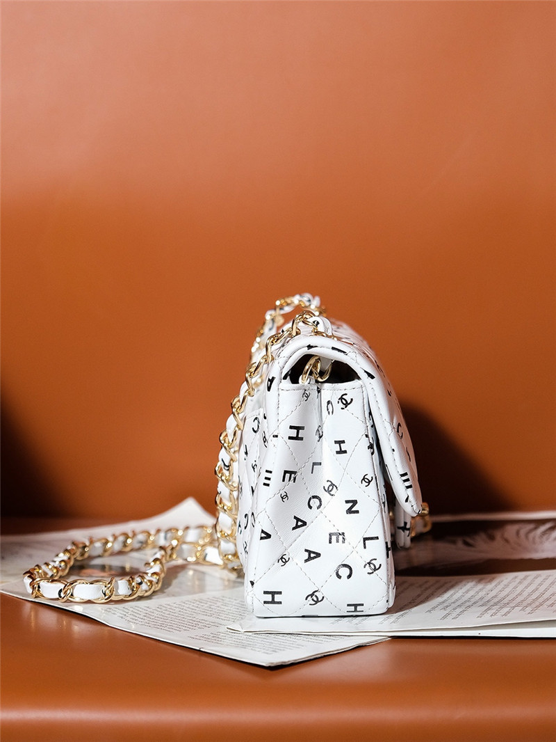 Ch**el limited edition graffiti letter cf bag small