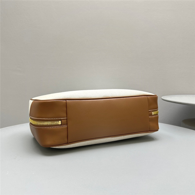 Miu Miu Canvas Bowling Bag