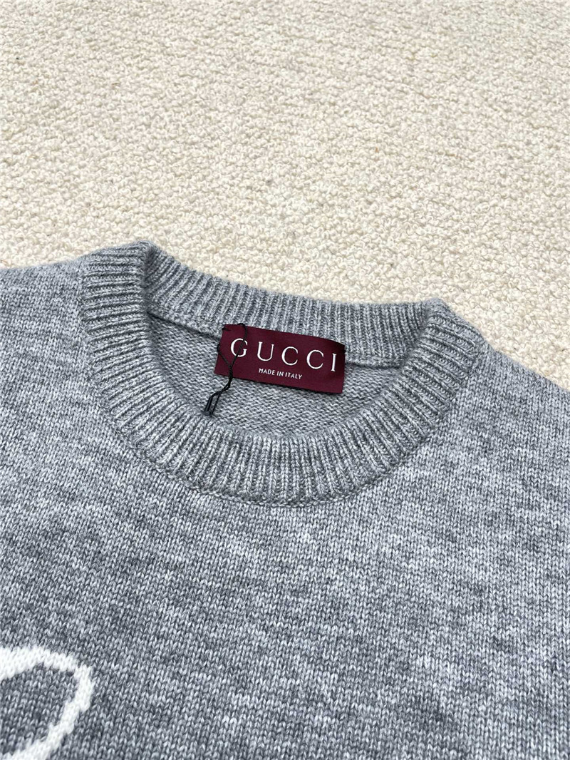 Gvc*1 jacquard lettering sweater