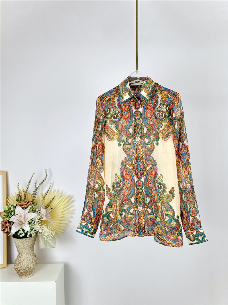 Zimm Ottie Paisley-print Shirt