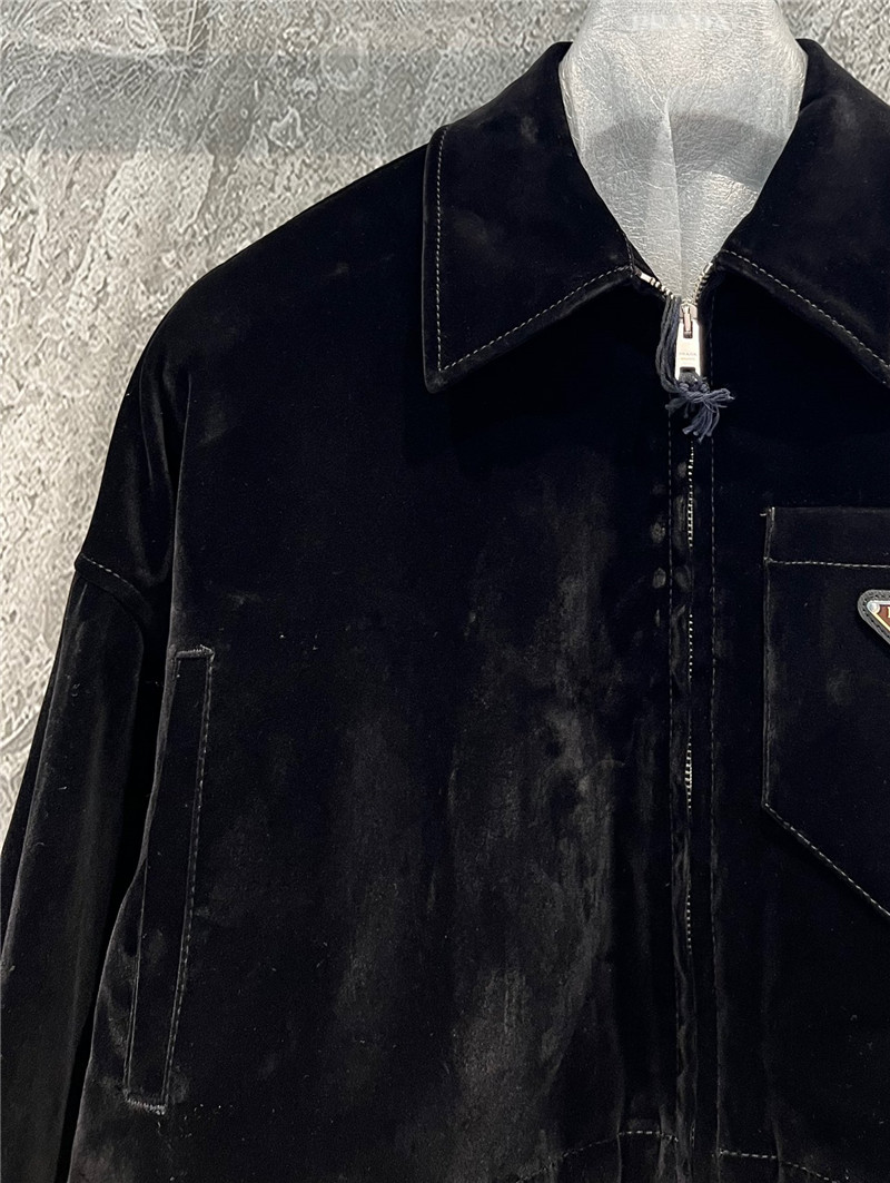 Prada Velvet Short Jacket