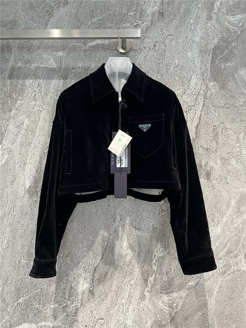 Prada Velvet Short Jacket