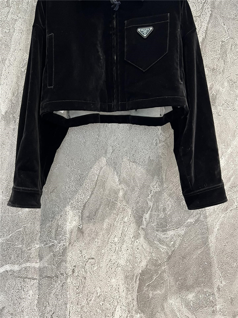 Prada Velvet Short Jacket